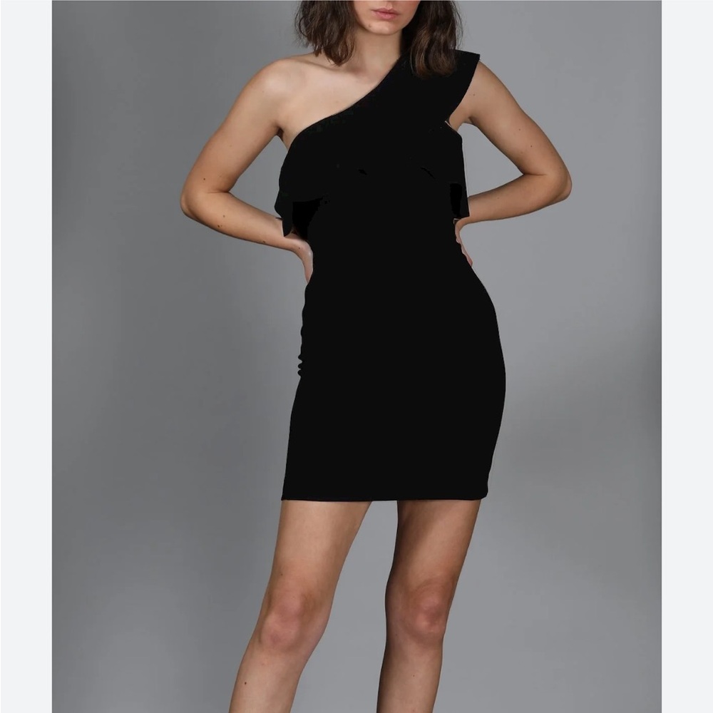 NWT Elizabeth and James Jerard black dress size 0